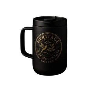 Heritage Travel Coffee Mug – 12oz with Handle and Splash Lid
